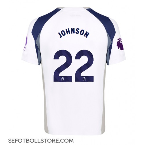 Tottenham Hotspur Brennan Johnson #22 Replika Hemmatröja 2025-26 Kortärmad